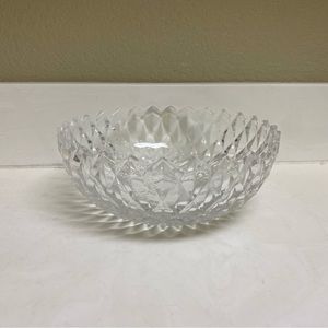 Glass crystal bowl